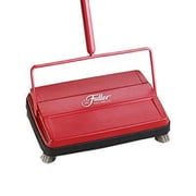 Fuller Brush 17052 Electrostatic Carpet and Floor Sweeper, 9-Inch Cleaning Path, Lightweight, Red