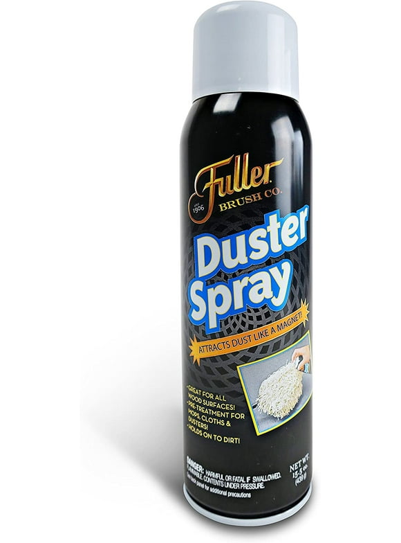 Fuller Brush Duster Spray – 15.5 oz Multi Surface Dust Removing Sprayer - Safe Household Cleaning For Floors, Furniture, Blinds & Car Interiors