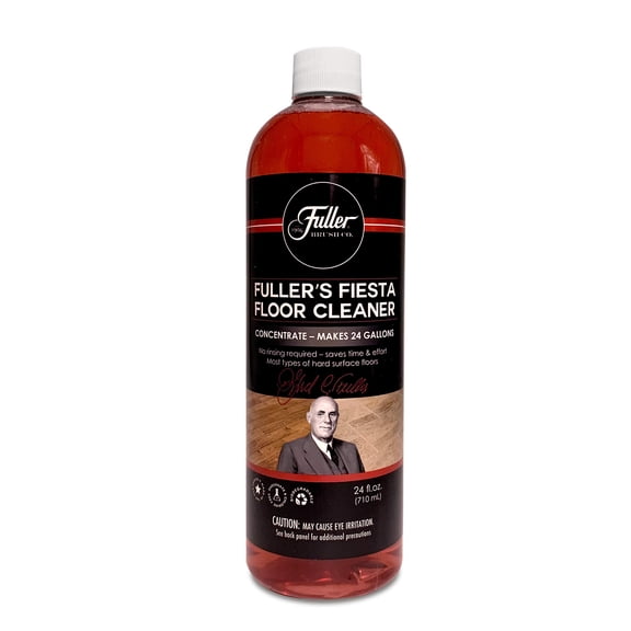 Fuller Brush Fiesta Floor Cleaner Liquid Concentrate - Multi-Surface & Industrial Cleaning For Hardwood, Laminate, Linoleum, Tile & Ceramic Floors, 24 Fl. Oz. Bottle