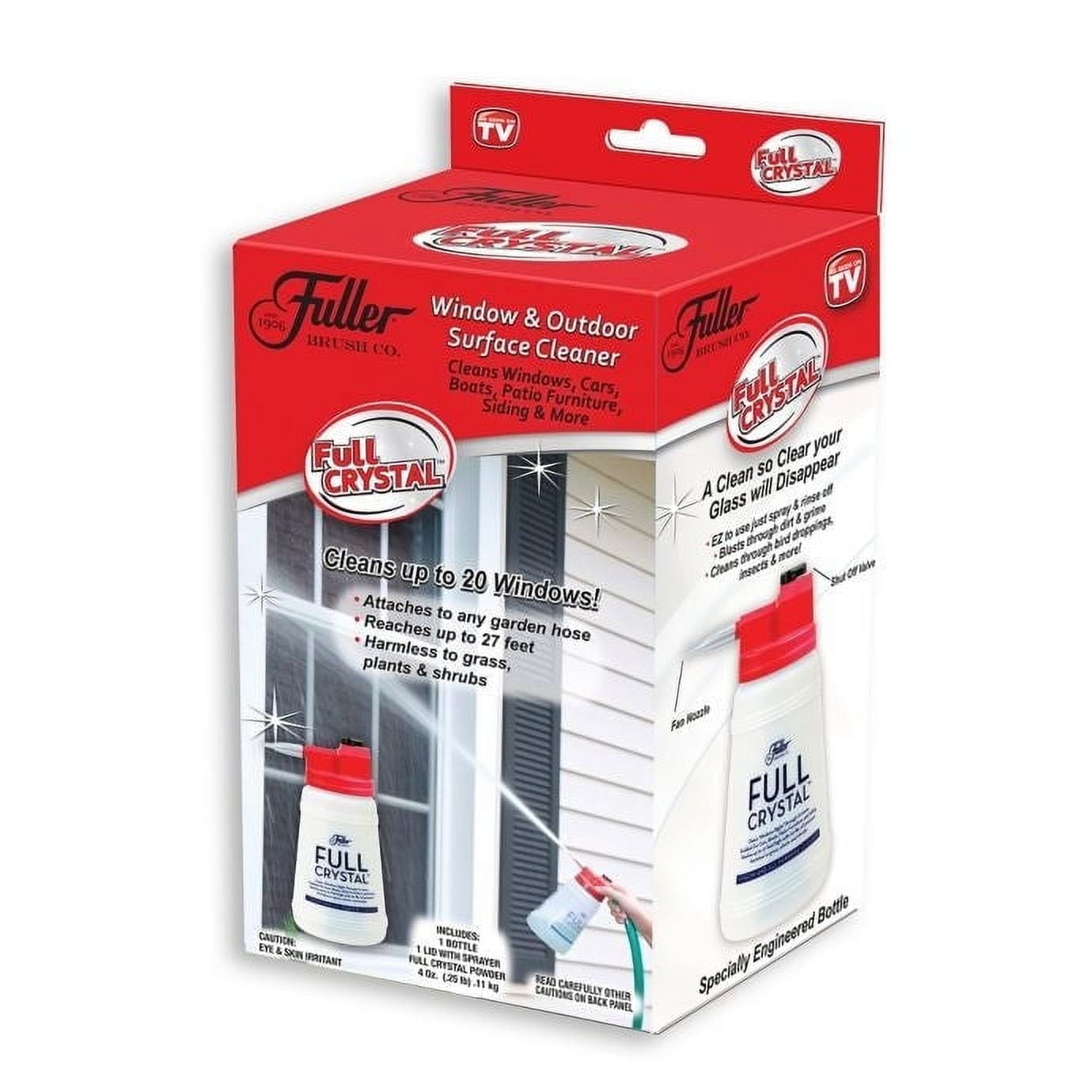 Fuller Brush, Full Crystal Window and Outdoor Surface Cleaner As Seen
