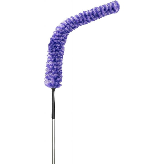 Fuller Brush Furry Wand Duster - 30" Netted Fiber Cleaner - Bendable Hand Sweeper Cleans Dust Dirt Lint & Cobwebs on Window Blinds Shelves Counters & More Use with Fuller Brush Telescopic Handle