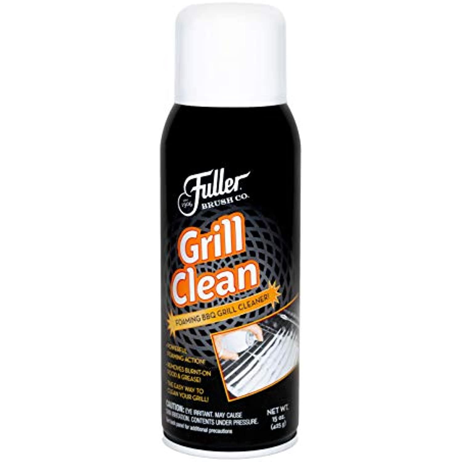 Fuller Brush Grill Cleaner - Heavy Duty Foaming Spray for Cleaning Oven, Grilling Griddle & Iron Plate - Safe & Easy Grease Remover for Clean