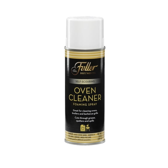 Fuller Brush Self-Scouring Oven Cleaner - Spray On Heavy Duty Cleaner for Ovens Broilers and Barbecue Grills Efficiently Cuts Through Grease Grime Spills and Splatters with Minimal Scrubbing