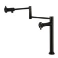 thumbnail image 1 of Fuller Deck Mount Pot Filler Faucet, Matte Black, 1 of 1