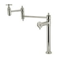 thumbnail image 1 of Fuller Deck Mount Pot Filler Faucet, Polished Nickel, 1 of 1