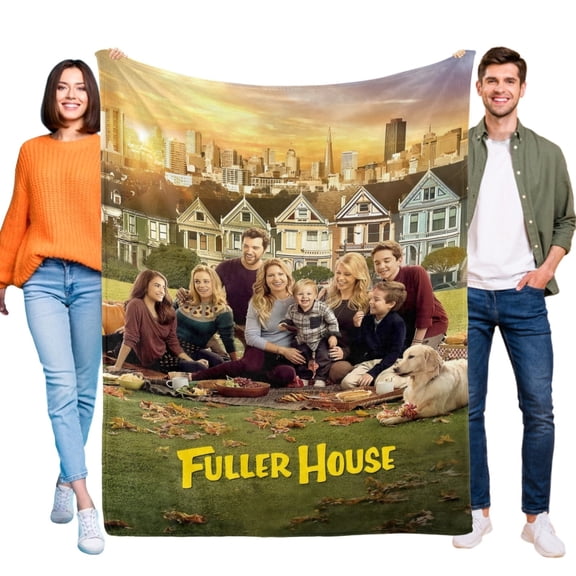 Fuller House Blanket Flannel Throw for Bed Sofa Couch Cozy Lightweight