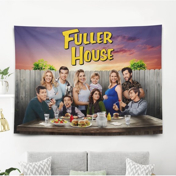 Fuller House Tapestry Poster Wall Hanging Art Decor for Living Room Bedroom Dorm Birthday Gift for Kids 60 x 40 inch