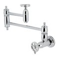 thumbnail image 1 of Fuller Wall Mount Pot Filler Faucet, Polished Chrome, 1 of 1