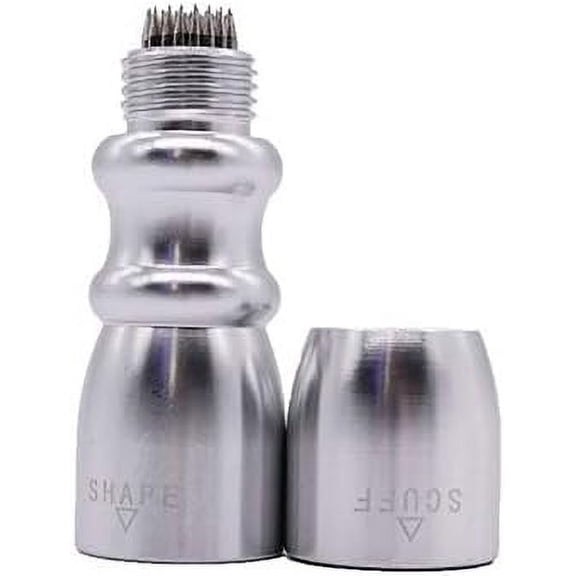 Fullgaden Upgraded Version 3 in 1 Snooker Billard Pool Cue Tip Tool, Repair Stick Accessories Scuffer/Shaper/Aerator, Silver