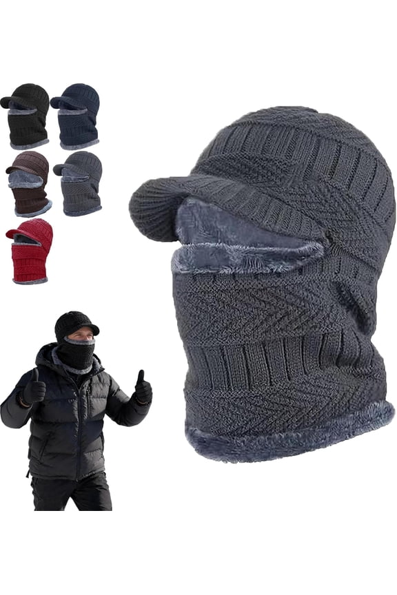 Fullguard Beanie, Full Coverage Winter Hat, Full Coverage Beanie - Stop Cold Air from Sneaking Through Gaps