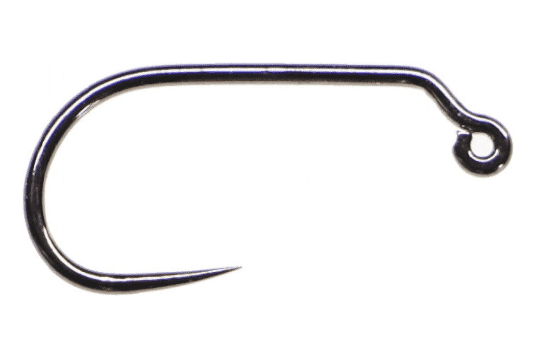 Fulling Mill Jig Force Black Nickel Barbless Hook Size 8