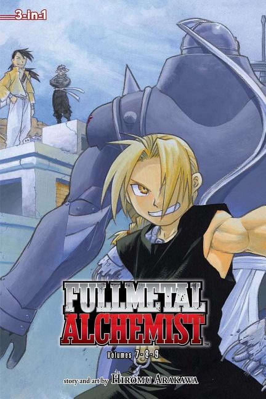 鋼の錬金術師 3-in-1 英語版 Fulll Alchemist Fullmetal Alchemist 3-in-1 Edition Complete 9-book Manga Set by