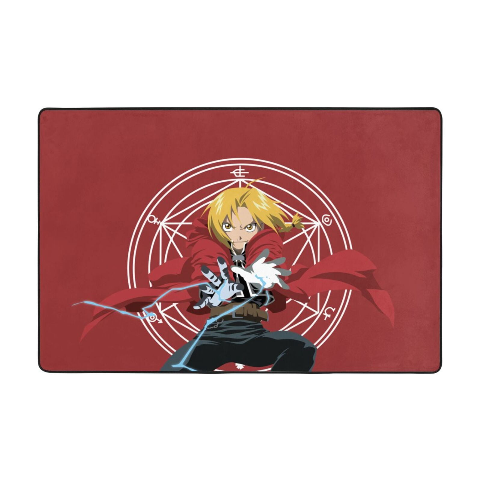 Fullmetal Alchemist Area Rugs Kid Bedroom Soft Mat Carpet Non-Slip ...