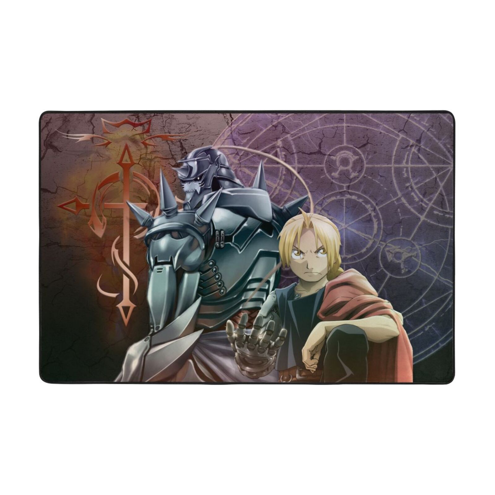 Fullmetal Alchemist Area Rugs Kid Bedroom Soft Mat Carpet Non-Slip ...