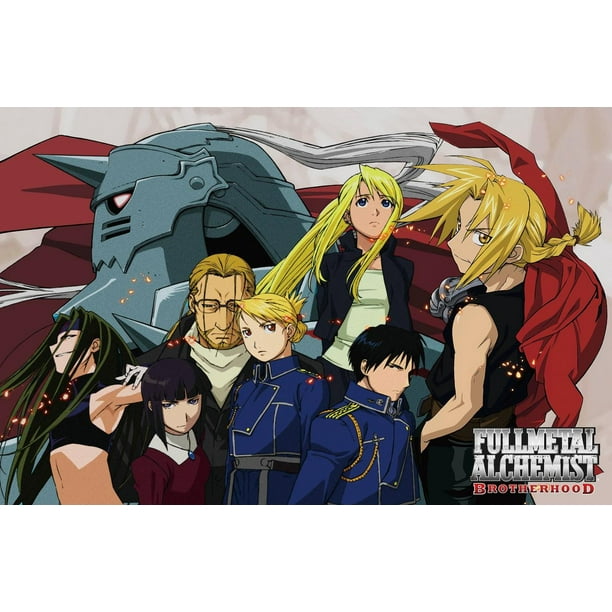 Fullmetal Alchemist Brotherhood Anime Poster Wall Decor 12x18