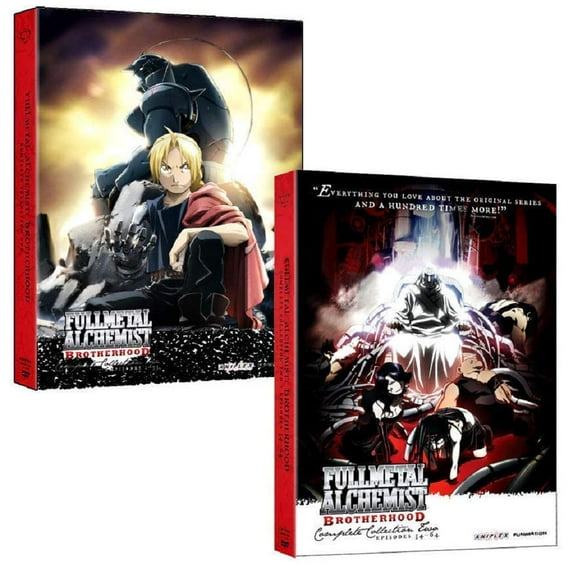 Fullmetal Alchemist Brotherhood - Complete Series DVD Full Collection I and II