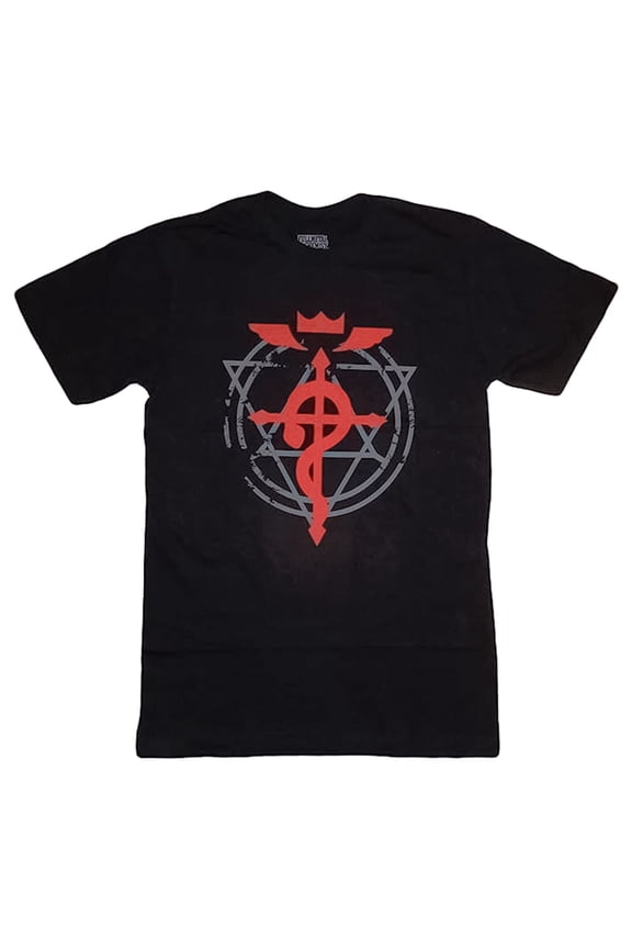 Fullmetal Alchemist Brotherhood Flamel Cross Licensed Adult T-Shirt
