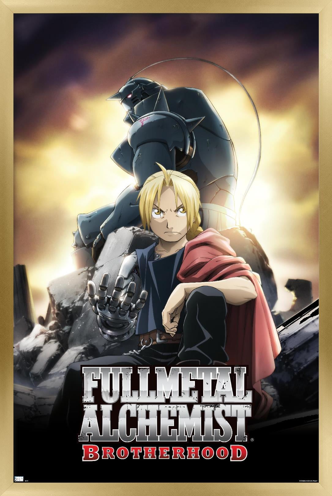 ZKFG Fullmetal Alchemist Brotherhood Anime Classic Poster Poster Decorative  Painting Canvas Wall Art Living Room Posters Bedroom Painting