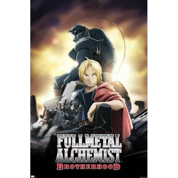 Fullmetal Alchemist: Brotherhood - Key Art 1 Wall Poster, 22.375" x 34"