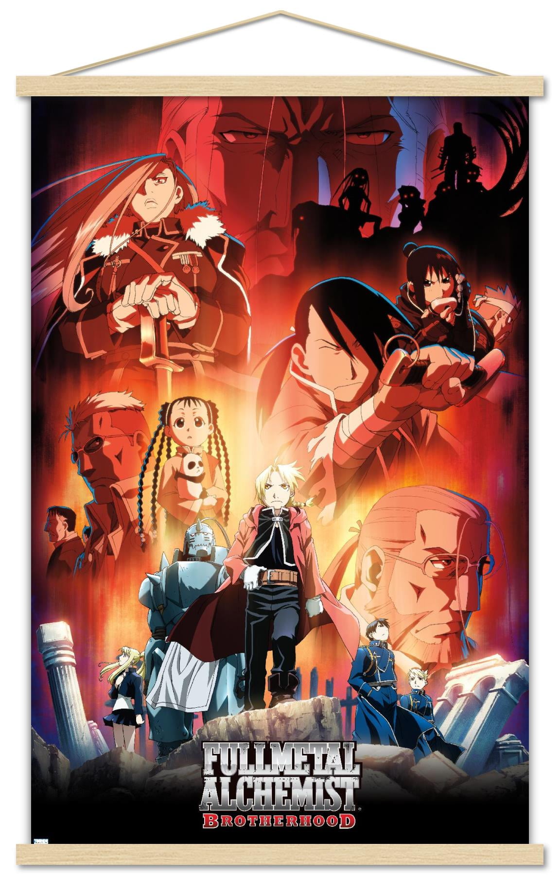 Fullmetal Alchemist Brotherhood Characters Anime Poster – My Hot Posters