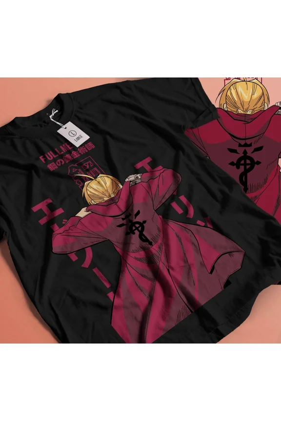 Fullmetal Alchemist T-Shirt Brotherhood Alphonse Elric Anime Gift Shirt 369 | eBay