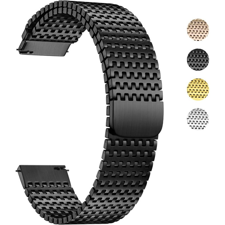 Fullmosa 18Mm 20Mm 22Mm Stainless Steel Watch Band Mesh Ring Magnetic Buckle Watch Band Compatible With Garmin Vivoactive 4S Vivomove 3S Samsung Galaxy Watch 5 40Mm 44Mm Walmart