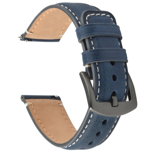 Fullmosa Watch Bands, Quick Release Leather Watch Band Strap