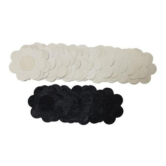 Fullness KL2004-5Pack 15 Pairs of Flower Pasties Breast Nipple Cover Stick on Bra Disposable - One Size
