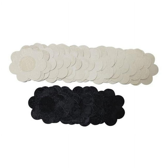 Fullness KL2004-5Pack 15 Pairs of Flower Pasties Breast Nipple Cover Stick on Bra Disposable - One Size