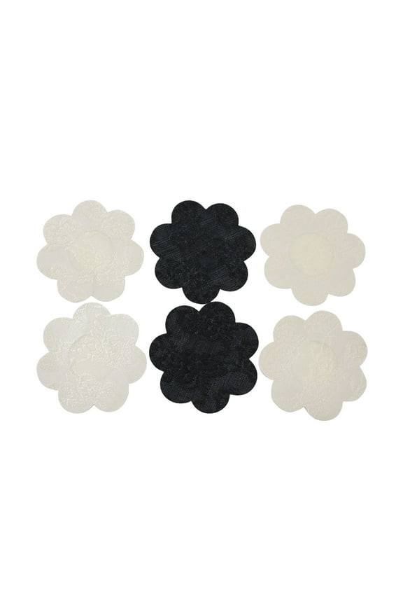 3 Pairs of Lace Petal Disposable Nipple Cover Pasties (KL2004)