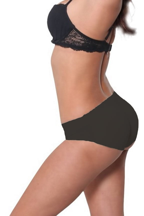 Air Flow Padded Panty Buttocks Enhancer, Medium - Black