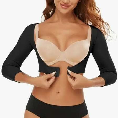 Fullness Arm Shaper Humpback Posture Corrector Compression Sleeves Women Tops Slimmer Shapewear