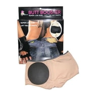 Fullness KL7013-M-Beige Butt Booster - Super Low Rise Lift the Hip Pants - Beige, Medium