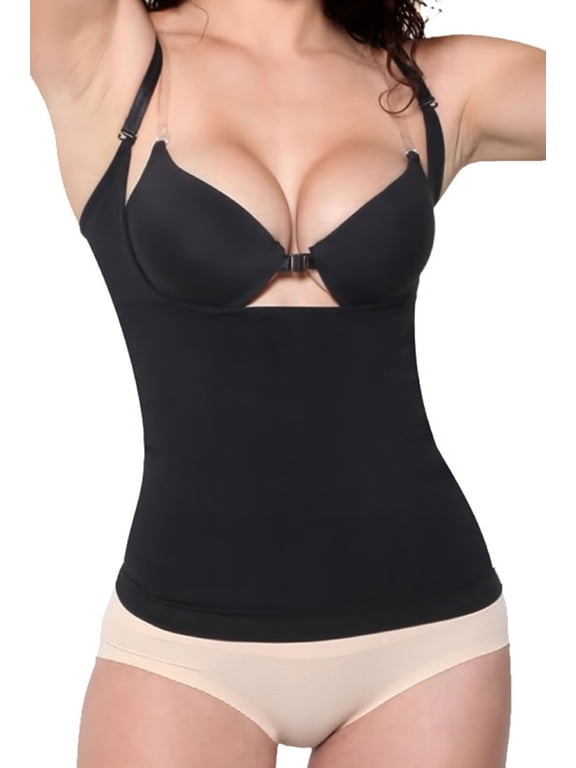 KL8059-2XL-Beige Seamless Camisole Body Shaper, Beige - 2XL