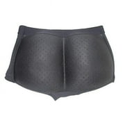 Fullness His Butt Booster Mens Underwear Padded Booty Backside Buttocks Enhancer Molded Pad Boyshort Brief with Air Flow Butt Pads, 2XL