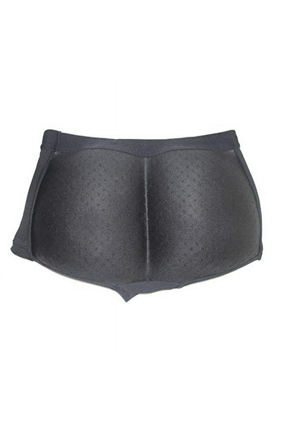 His Butt Booster Men's Underwear Padded Booty Backside Buttocks Enhancer Molded Pad Boyshort Brief with Air Flow Butt Pads, 2XL