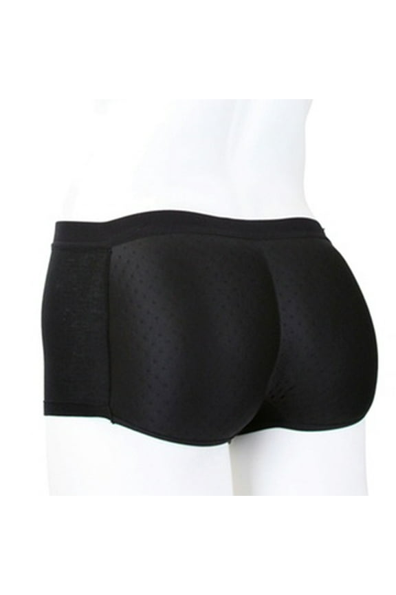 Men Padded Butt Booster Boyshort Panties Underwear Boxer Brief Size S-2XL