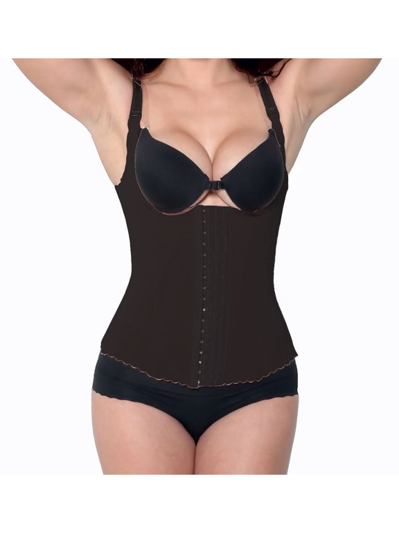 Powernet Body Shaper Vest with Adjustable Bra Straps Waist Trainer Underbust Cincher TummyShape and slim your waistline instTank