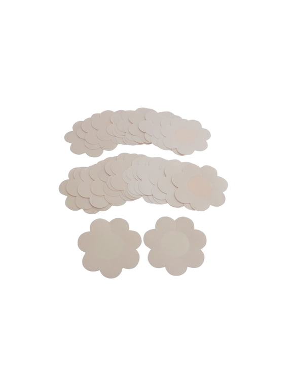 Satin Petal Disposable Nipple Covers - 30 Piece