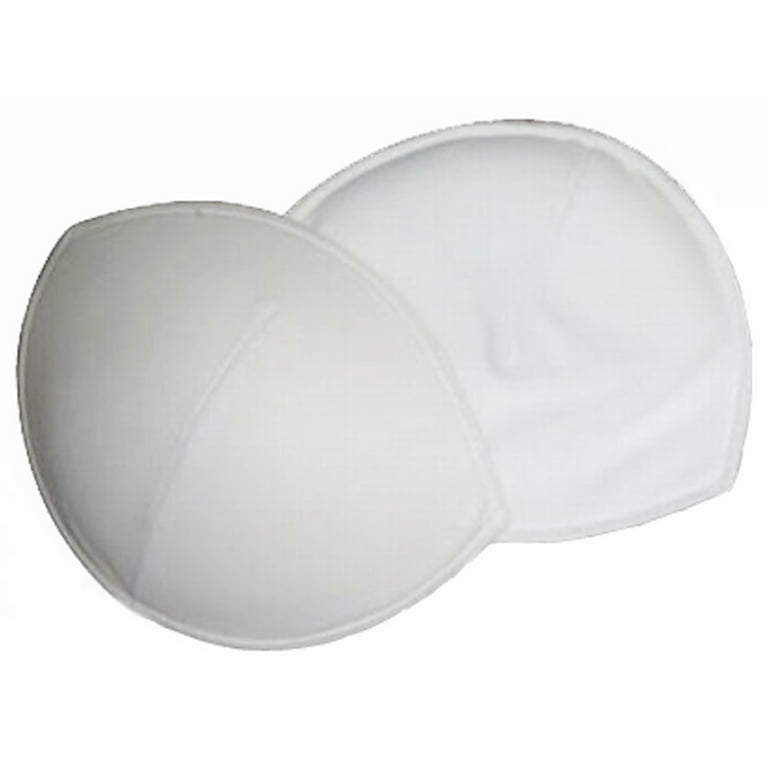 Size D or DD - Molded White Sew In Bra Cups - Foam Bra Cups - White Cups -  Sew In Bra Cups (Molded Style with Pre-made Slits for sewing in)
