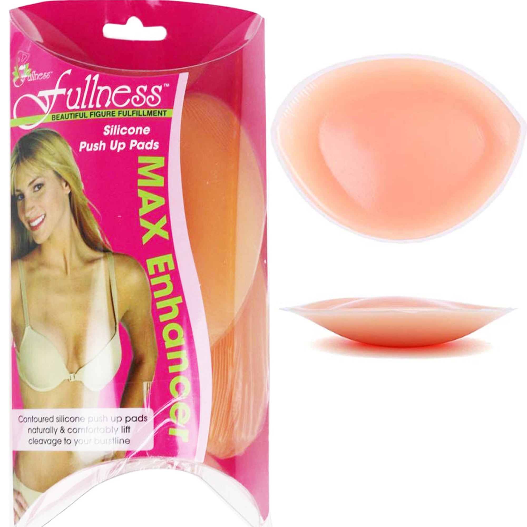 Fullness Waterproof Silicone Push up Bra Inserts Pads, Women Breast  Enhancers, Size B/C 