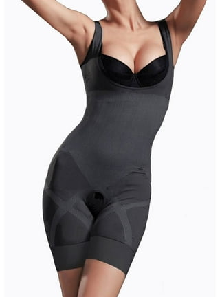 Women Slimming Bamboo Charcoal Thermal Body Shaper Full Body Control  Bodysuit