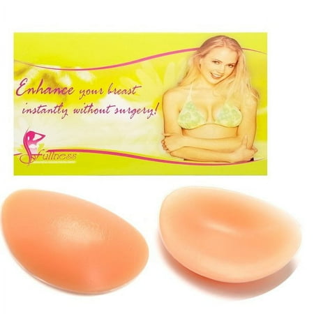 Fullness Women Breast Enhancer, Silicone Shaping Bra Inserts Push up Pad, Size BC