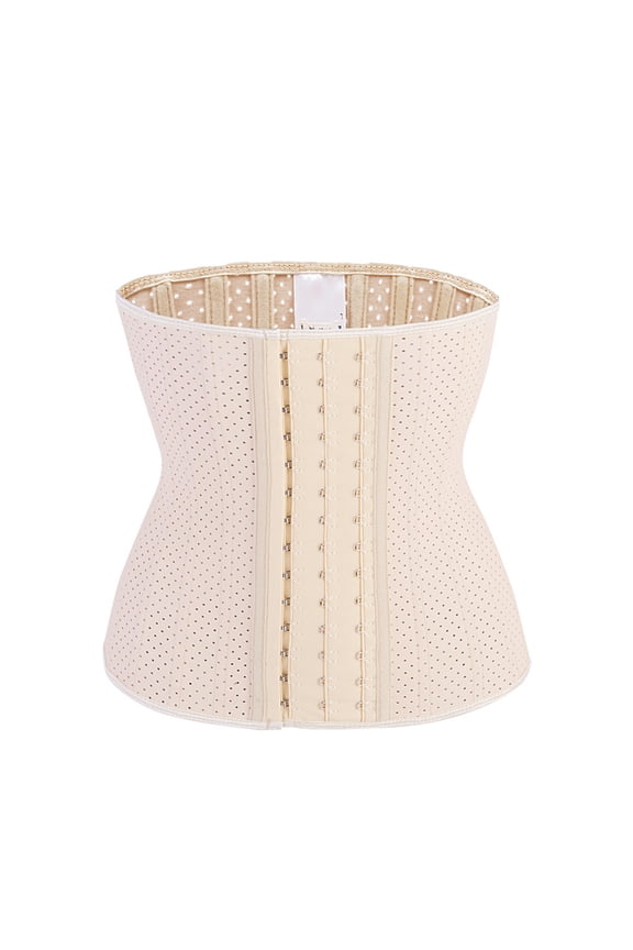 Women's High Compression Durable Latex Underbust Sport Girdle Corset Waist Trainer Cincher Tummy Control Hourglass Workout Body Shaper