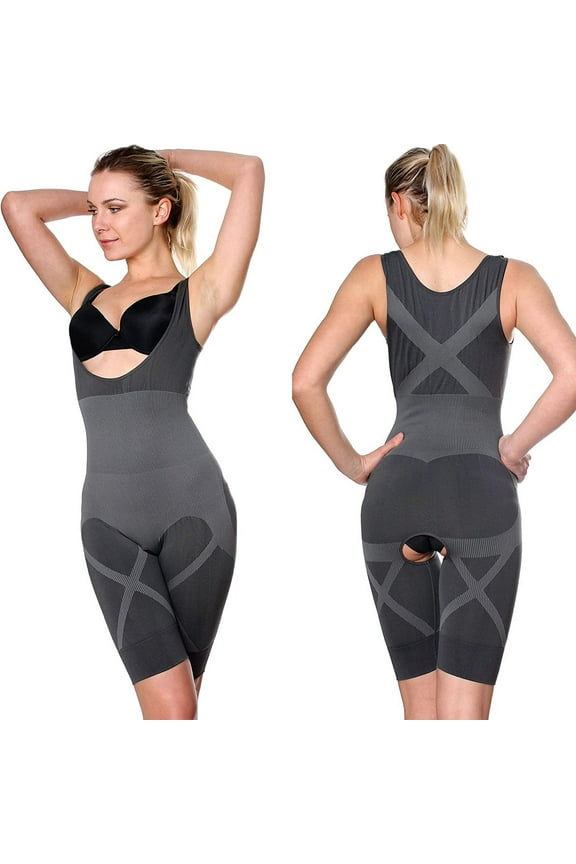 Womens Bamboo Natural Fiber Magic Slim Body Full Body Suit Shaper
