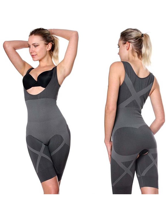 Womens Bamboo Natural Fiber Magic Slim Body Full Body Suit Shaper