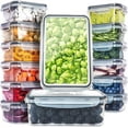 thumbnail image 1 of Fullstar 28 pcs - Meal Prep Container, Food Storage Containers Set, BPA Free Airtight Plastic Lunch Containers With Lids for Pantry & Kitchen Organization- 14 containers, 1 of 7
