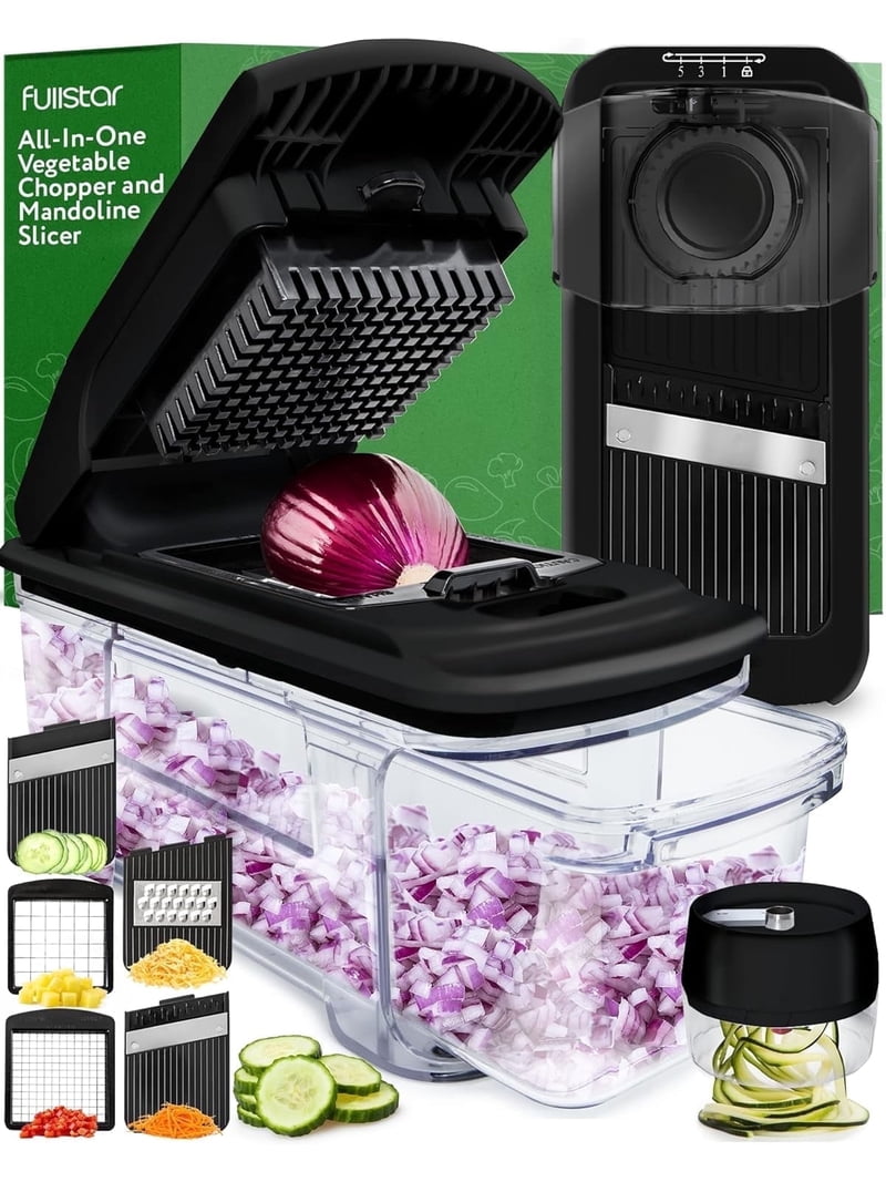 Fullstar Vegetable Chopper, Mandoline Slicer, Cheese Grater, Multi
