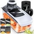 thumbnail image 1 of Fullstar Kitchen Mandoline, Adjustable Veggie & Potato Slicer, 6-in-1 Multi Function Julienne, White, 1 of 9