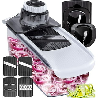 Mainstays 8pc Safe Mandoline Slicer High-Quality Multi-function Vegetable  Slicer (Green Glaze) - Yahoo Shopping